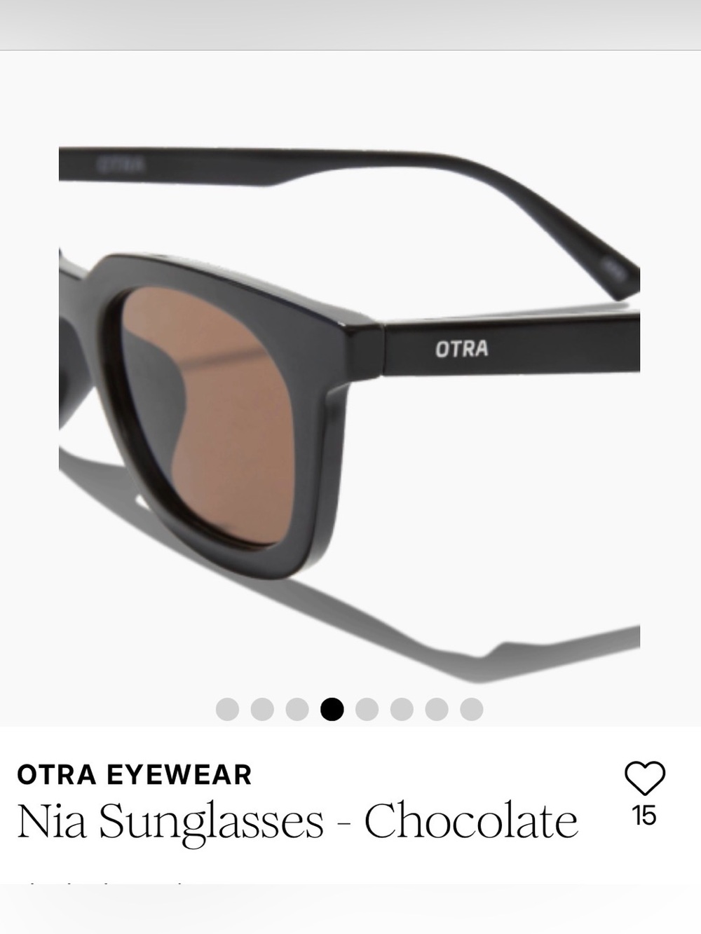 Nia Sunglasses Otra Chocolate sunglasses